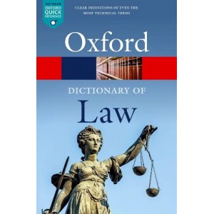 Oxford's Dictionary of Law (Eng-Eng) by Jonathan Law